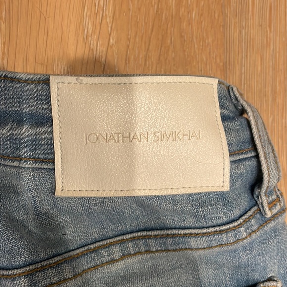 Jonathan Simkhai The River Straight Denim Jeans size 27 - Picture 8 of 11